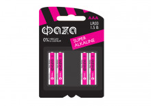 Батарейка ФАZА LR03 Super Alkaline BL4