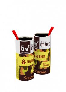 Липкая лента от мух КОСМОС