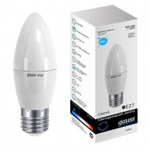 Лампа GAUSS LED Elementary Candle 6W E27 4100K