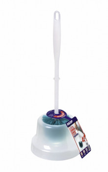 Комплект Ерш WC Elite Arona Mini, бирюзовый