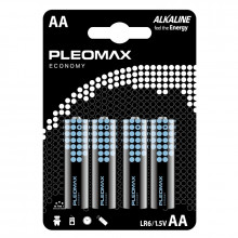 Батарейки Pleomax LR6-4BL Economy Alkaline (40/400/19200)