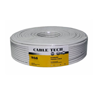 Кабель RG-6/0,8, опл.32*0.12, 75 Ом, Cable tech Light (100м)