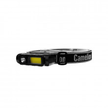 Фонарь CAMELION LED53414 (налобн. аккум 3,7В,черный, XPE+COB, 3 Вт, 4 реж, Type-C, бокс)