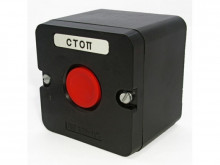 TDM  Пост кнопочный ПКЕ 212-1 красный IP40