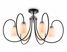 Светильник AMBRELLA TR3121/6 BK/CH черный/хром E27 max 40W D850*480
