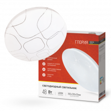 IN HOME Светильник светодиодный серии DECO 48Вт 230В 4000К 3120лм 380х55мм ГЛОРИЯ