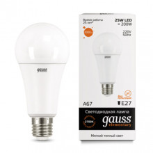 Лампа GAUSS LED Elementary A67 25W E27 2700K