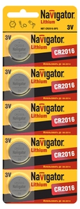 Батарейка NAVIGATOR 94 763 NBT-CR2016-BP5