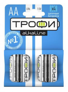 Батарейка Трофи LR6-4BL