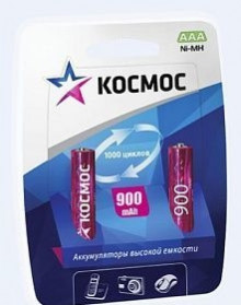 Аккумулятор КОСМОС NI-MH (R03) 900mA/h
