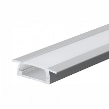 Профиль LEEK встраиваемый для LED ленты 2000x22x7 мм цв.хром