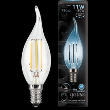 Лампа Gauss LED Filament Candle tailed E14 11W 4100K