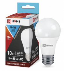 IN HOME Лампа низковольтная LED-MO-PRO 15Вт 12-48В Е27 4000К 1200Лм