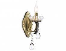 Светильник AMBRELLA  TR4954 BK/GD/CL черный/золото/прозрачный E14 max 40W 410*120*210 (хрусталь)