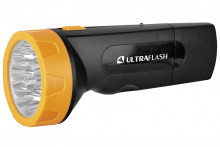 Фонарь ULTRA FLASH LED3829 (аккум, черн/желт, 5LED)