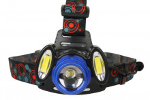 Фонарь ULTRA FLASH E1334 (налобный,LED,аккум 3,7В,3LED, 4 Ватт, фокус, 2 акку., 4 режима)