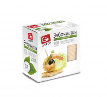 GRIFON зубочистки из дерева/500 шт в инд. упаковк