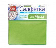 GRIFON салфетка из микрофибры стекло/30*30 см*1шт