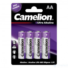 Батарейка CAMELION LR6 Ultra BL-4, АА 1.5В