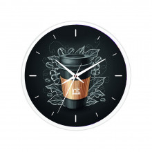 Часы настенные IRIT-655 25 см. пластик, стекло