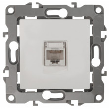 ЭРА Розетка информационная RJ45, IP20, Эра12, белый