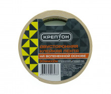 КРЕПТОН Двусторонняя клейкая лента на вспененной основе 30мм х 2м