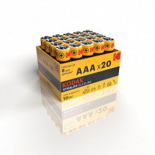 Батарейки Kodak LR03-20 bulk XTRALIFE Alkaline (20/360) 30425408-RU1