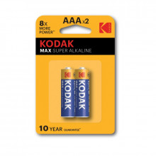 Батарейки Kodak LR03-2BL MAX SUPER Alkaline [K3A-2] (20/100) CAT30952874