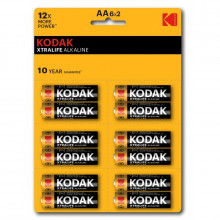 Батарейки Kodak LR6-12BL perforated (6x2BL) XTRALIFE Alkaline [KAA-2x6 perf] (144/576) 30418462-RU1