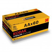 Батарейки Kodak LR6-60 (4S) colour box XTRALIFE Alkaline [KAA-60] (60/720) 30414921 кратно 60шт.
