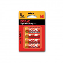 Батарейки Kodak R6-4BL SUPER HEAVY DUTY Zinc [KAAHZ-4] (80/400) CAT30951044