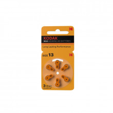 Батарейки Kodak ZA13-6BL [KZA13-6] MAX Hearing Aid (60/300) 30423299