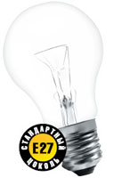Лампа NAVIGATOR 94 301 NI-A-75W-CL-E27-230V