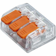 Клемма  монтажная Navigator 95 182 NTC-R2-3-r (5 шт/упак) (компактные)