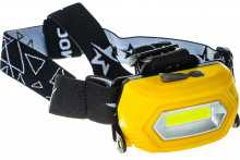Фонарь налобный КОСМОС Li-Po, 3W COB, зарядка от 220В