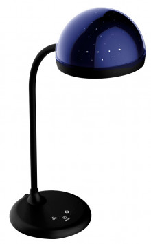 Светильник CAMELION KD-828 C02 черный LED(6.5 Вт, 360лм,сенс.,рег.ярк ,CCT,RGB-ночник