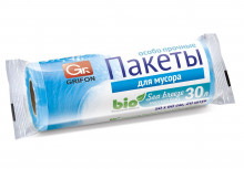 GRIFON пакеты для мусора Bio Морской бриз особо прочные 30л (50 х 60см, 12мкм) ПНД, 20штук в рулоне