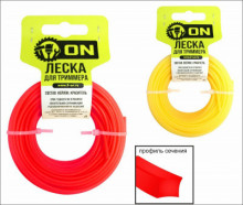 ON Леска для триммера квадратная, 3,0мм х 15м