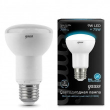 Лампа GAUSS LED R63 9W E27 4100K (106102209)