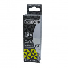 Лампа КРЕПТОН LED B35 12W E14 4000K