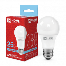 IN HOME Лампа светодиодная LED-A60-VC 25Вт 230В Е27 6500К 2380Лм