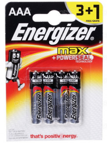 Батарейка energizer Lr03 Max Bl (3+1)