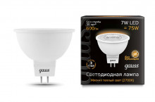 Лампа GAUSS LED MR16 7W GU5.3 2700K