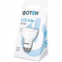 Лампа ФОТОН LED MR16  220V 5,5 W GU10  3000K