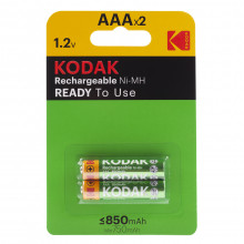 Аккумуляторы NiMH Kodak HR03-2BL 850mАh [K3AHRP-2] (20/240) 30955103