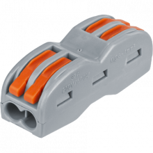 Клемма  монтажная Navigator 14 221 NTC-R-2x2-4-B5 (5шт/упак) модель СК-412 проходная