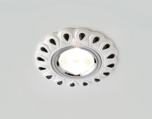 АКЦИЯ Светильник AMBRELLA D5540 W/BK белый тонированный керамика + лампа LED в подарок