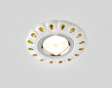 АКЦИЯ Светильник AMBRELLA D5540 W/YL белый жёлтый керамика + лампа LED в подарок