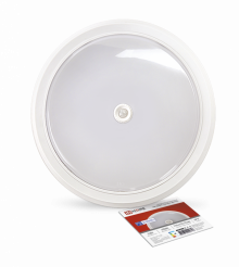 IN HOME Светильник СПБ-2Д-КРУГ 24Вт 230В 4000К 1700лм 310мм с датчиком белый