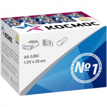 Батарейка КОСМОС LR6 20шт в коробке